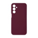 Чехол накладка Silicone Cover Soft Touch ЗК Samsung A25 Бордовый