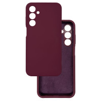 Чохол накладка Silicone Cover Soft Touch ЗК Samsung A25 Бордовий