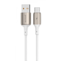 Кабель USB-Type-C  Proove Flex Metal 2.4A 1m White