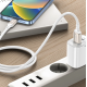 Кабель USB-Type-C  Proove Flex Metal 2.4A 1m White
