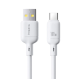 Кабель USB-Type C Baseus Silky Series Fast Charging 100W 1m White