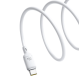 Кабель USB-Type C Baseus Silky Series Fast Charging 100W 1m White