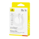 Кабель USB-Type C Baseus Silky Series Fast Charging 100W 1m White