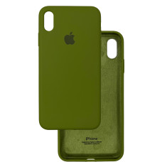 Чохол Silicone Case iPhone Xr Темно-зелений (Army Green)