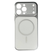 Чехол накладка AG Nano Matte Magnetic iPhone 13 Pro Silver