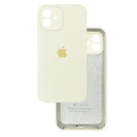 Чохол Silicone Case Square Full+Camera iPhone 12 жовтий (Mellow yellow)