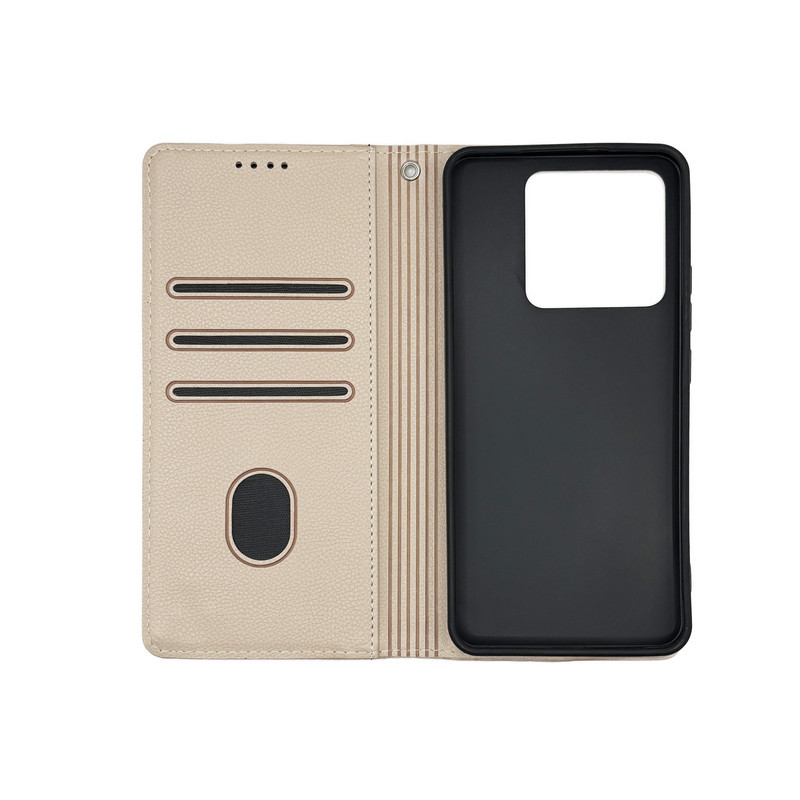 Чехол книжка Deluxe Xiaomi 14T Пудра