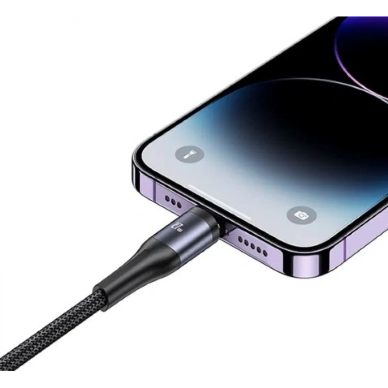 Кабель 3in1 Usams US-SJ600 Type-C+Lightning+Micro 1.2m Black