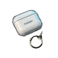 Чехол футляр для наушников AirPods 3 Spigen Shockproof Transparent