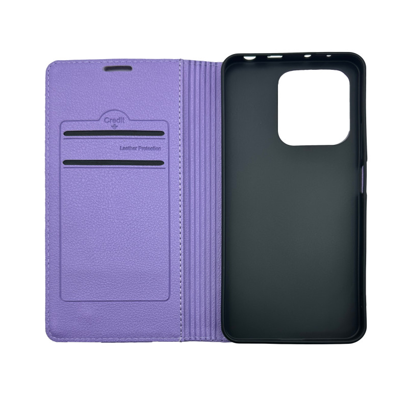 Чехол книжка Deluxe Xiaomi Redmi Note 13 4G Лаванда