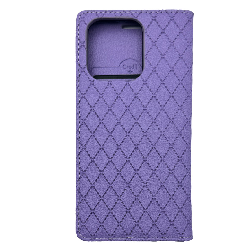 Чехол книжка Deluxe Xiaomi Redmi Note 13 4G Лаванда