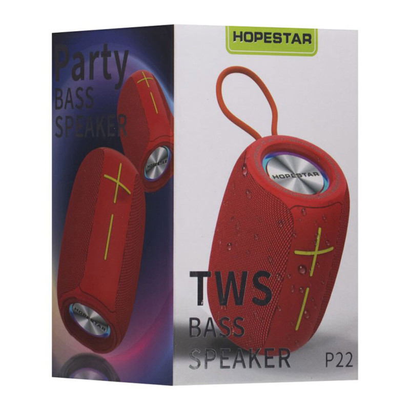 Портативна колонка Hopestar P22 Red