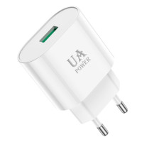 Сетевой адаптер UA Power NA-U01 QC3.0 18W White