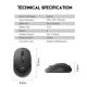 Миша бездротова FANTECH GO W609 Black