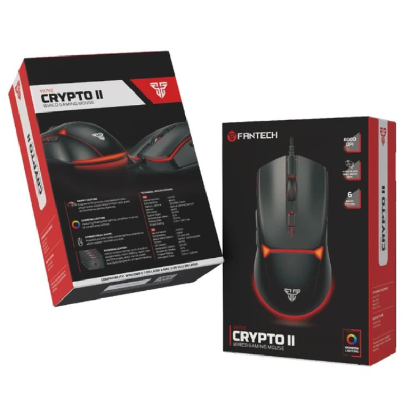 Мышь игровая проводная Fantech VX7V2 Crypto 2