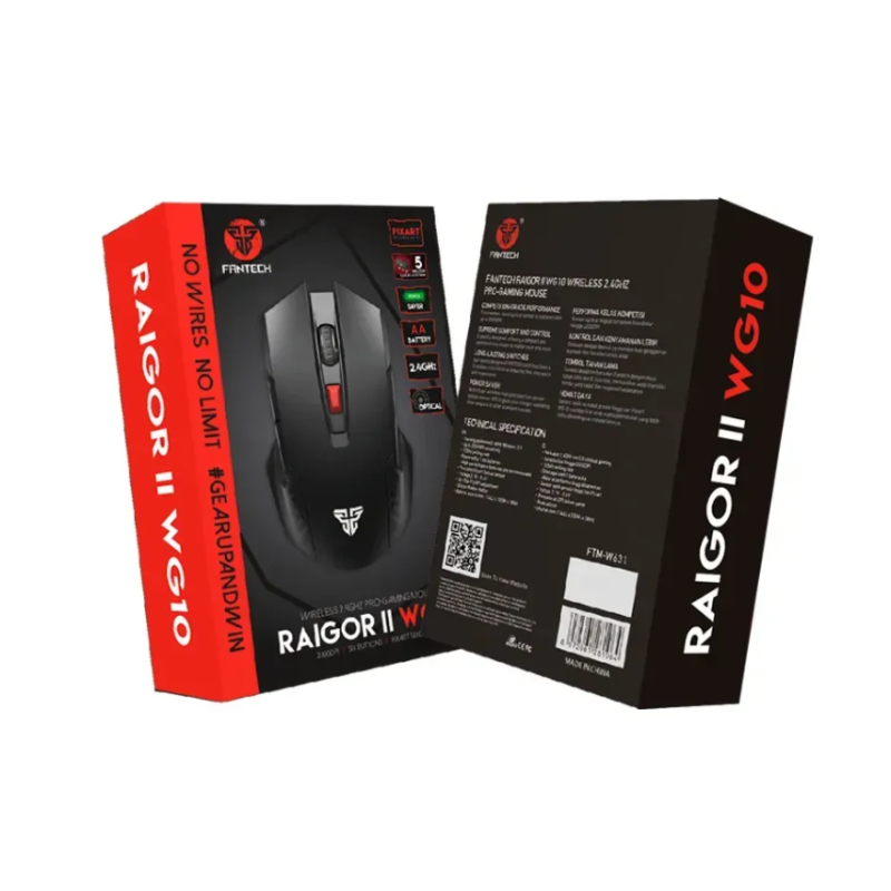 Бездротова Миша Ігрова Fantech WG10 Raigor II Black
