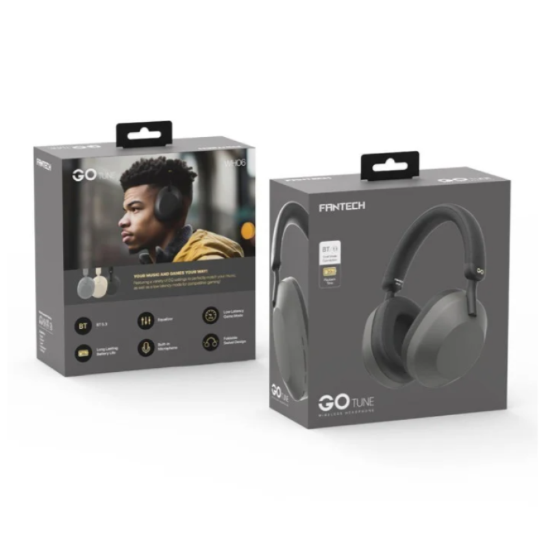 Навушники Bluetooth Fantech Go Tune WH06 Grey