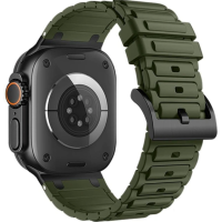 Ремешок Hoco WA35 silicone strap для Apple watch 42/44/45/49 mm Green