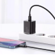 Мережевий адаптер Baseus Super Silicone Quick Charger Type C 30W black