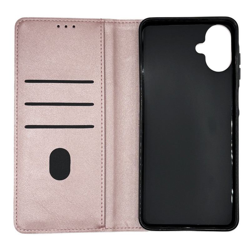 Чехол книжка Business leather Samsung A07 Розовый