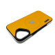 Чехол Leather Style with Logo and Magsafe iPhone 16 Желтый