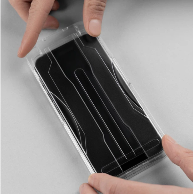Захисне скло iPhone 15 Pro Proove Privacy 360 installation box Антишпигун