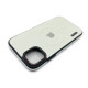 Чехол Leather Style with Logo and Magsafe iPhone 11 Белый
