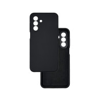 Чехол накладка Silicone Cover Soft Touch ЗК Samsung A17 Черный