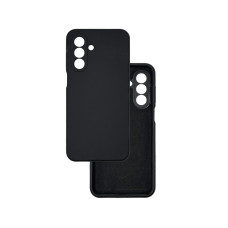 Чехол накладка Silicone Cover Soft Touch ЗК Samsung A17 Черный