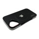 Чохол Leather Style with Logo and Magsafe iPhone 16 Чорний