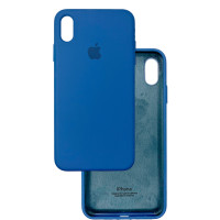 Чохол Silicone Case iPhone X/Xs Синій (Capri Blue)