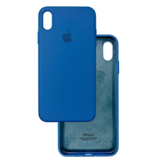 Чохол Silicone Case iPhone X/Xs Синій (Capri Blue)
