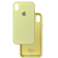 Чохол Silicone Case iPhone X/Xs Жовтий (Mellow Yellow)