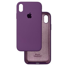 Чохол Silicone Case iPhone X/Xs Фіолетовий (Grape)