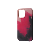 Чехол накладка WAVE Watercolor Case iPhone 13 Pro Pink-Black