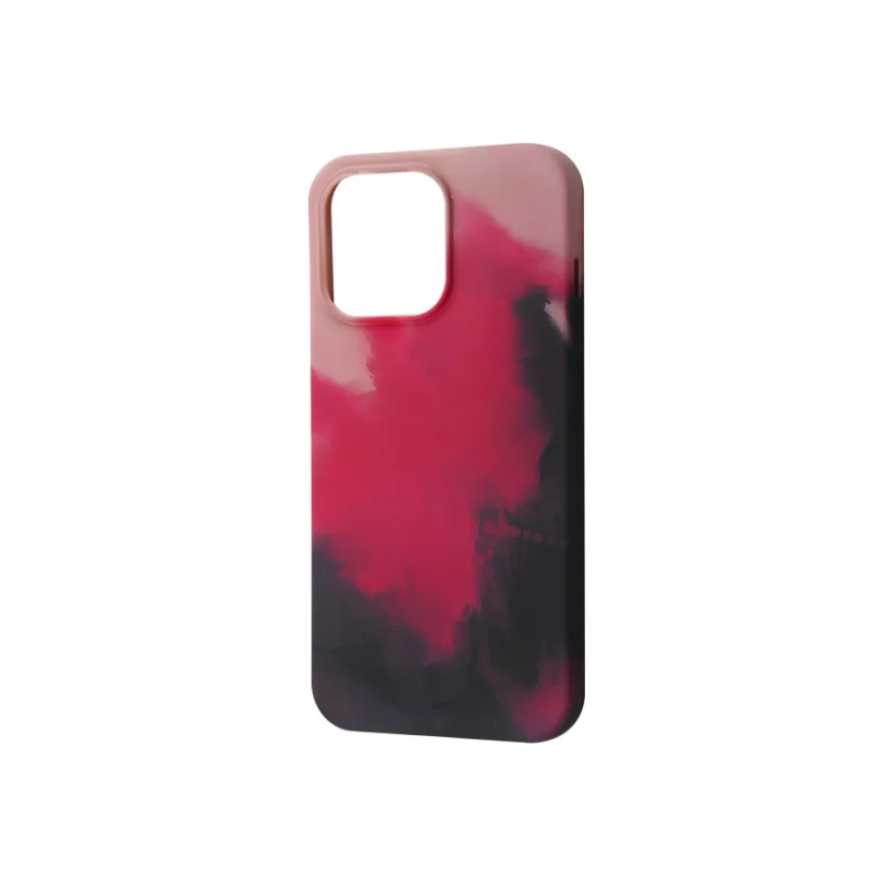 Чохол накладка WAVE Watercolor Case iPhone 13 Pro Pink-Black