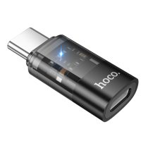 Переходник  без АУДИО Hoco UA36D Type-C to Lightning OTG+Charging