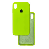 Чохол Silicone Case iPhone Xs Max Зелений (Neon)