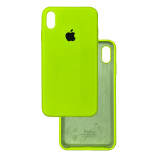 Чохол Silicone Case iPhone Xs Max Зелений (Neon)