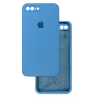 Чохол Silicone Case Camera Protective iPhone 7+/8+ Синій (Blue)