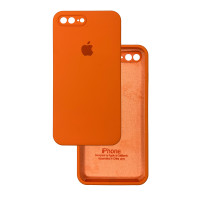 Чохол Silicone Case Camera Protective iPhone 7+/8+ Помаранчевий (Nectarine)