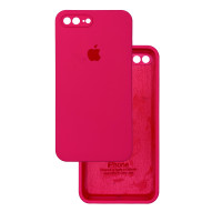 Чохол Silicone Case Camera Protective iPhone 7+/8+ Червоний (Camelia)