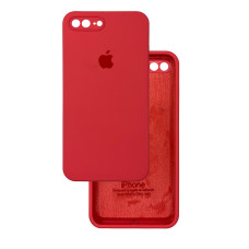 Чехол Silicone Case Camera Protective iPhone 7+/8+ Красный (Red)