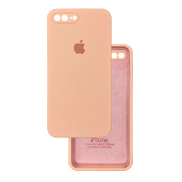 Чехол Silicone Case Camera Protective iPhone 7+/8+ Розовый (Flamingo)