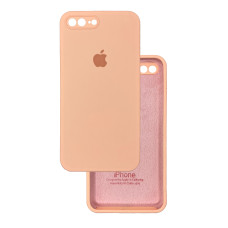 Чехол Silicone Case Camera Protective iPhone 7+/8+ Розовый (Flamingo)