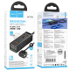 Мережевий подовжувач Hoco AC10A Barry PD65W+QC3.0 1 розетка 1.5m