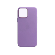 Чехол Leather Case original +MagSafe iPhone 12 Pro Max Сиреневый