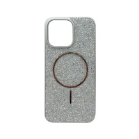 Чехол накладка TPU Swarovski Magnetic iPhone 15 Pro Max Silver