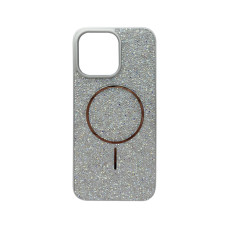 Чехол накладка TPU Swarovski Magnetic iPhone 15 Pro Max Silver
