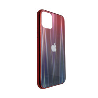Чехол накладка Aurora glass iPhone 11 Pro Красный